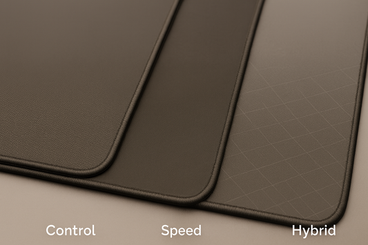 What Is the Difference Between Control, Speed, and Hybrid Types of Desk mats?